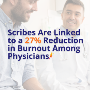 medical scribes reduce burnout