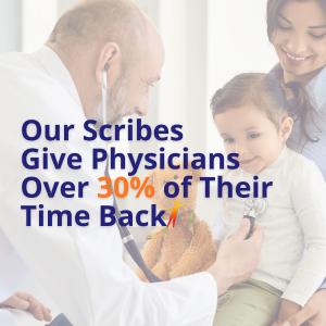 pediatric medical scribes help physicians save time